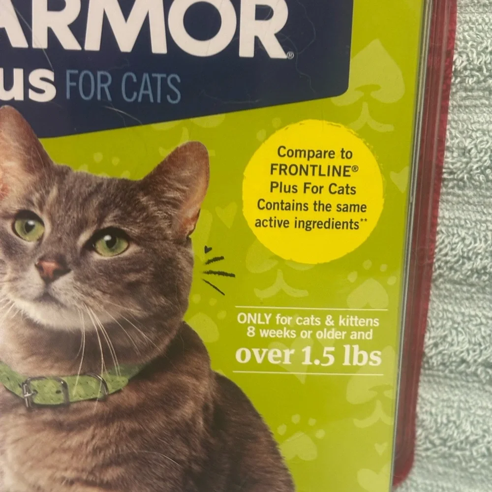 Flea & Tick Treatment Cats — Pet Armor Plus. Over 1.5 lbs. 8 weeks + NEW - Picture 3 of 9